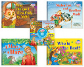 Читаем вместе. Сборник сказок Уровень 2.CD+4 книги (Почему сова летает только ночью, Лисичка сестричка) купить