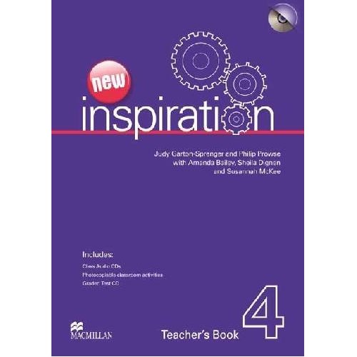 New Inspiration 4 Teacher's Book & Test CD & Class Audio CD Pack купить