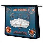 Папка для школьных тетрадей пластиковая ИСТРЕБИТЕЛЬ (полипропилен, формат А5, 23.3x20х6.5 см, 1 отделение, молния) купить