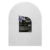 Холст художественный на картоне белый БАБОЧКИ, 30х40 см, форма: арочная, грунтованный купить