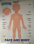 Englander Face and Body / Набор для изучения английского языка на липучках купить