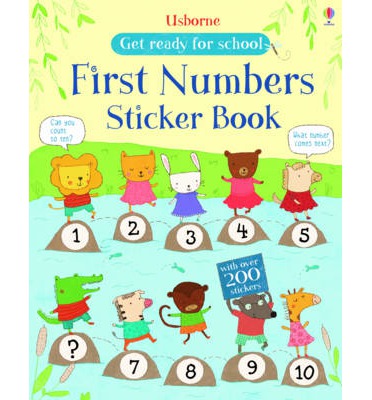 First Numbers Sticker Book купить