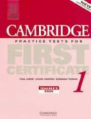 Cambridge Practice Tests for First Certificate 1  Teacher's book купить