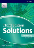 Solutions Third edition Elementary Student's Book with Online Practice купить