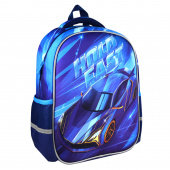 Ранец школьный МЕГАСКОРОСТЬ, 27,5x37,5x14,5 см, полиэстер, ЭВА панель, сублимация,  1 отделение купить