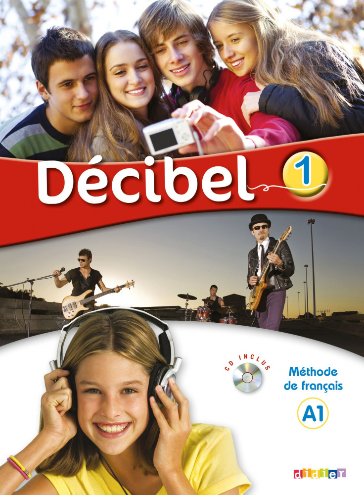 Decibel 1 niveau A1 Livre de l'eleve + CD MP3 + DVD купить