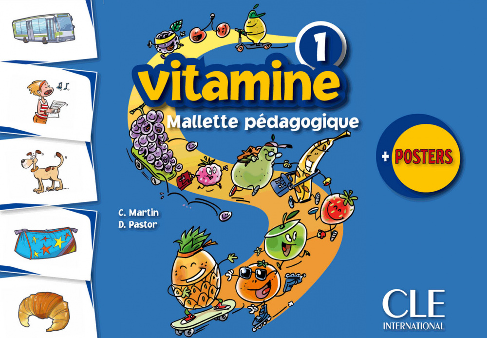 Vitamine 1 - Mallette pedagogique (4 posters + 225 flashcards) купить