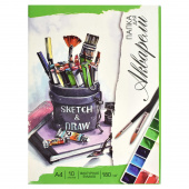 Папка для акварели НАБОР ХУДОЖНИКА, формат А4, 10 листов, папка с клапанами купить