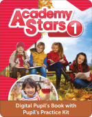 Academy Stars 1 DIGITAL Pupil’s Book and Digital Workbook with Pupil’s Practice Kit купить