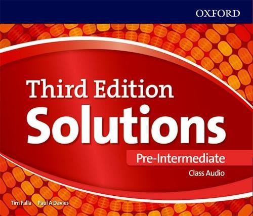 Solutions Third Edition Pre-Intermediate Class Audio CDs купить
