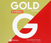 Gold New Edition B1 Preliminary Class Audio CDs купить