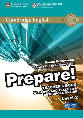 Cambridge English Prepare! Level 2 Teacher's Book with DVD and Teacher's Resources Online купить