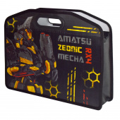 Папка для школьных тетрадей пластиковая РОБОТЫ (полипропилен, 500 мкм, формат А4, 37х30х11 см, 1 отделение, молния) купить