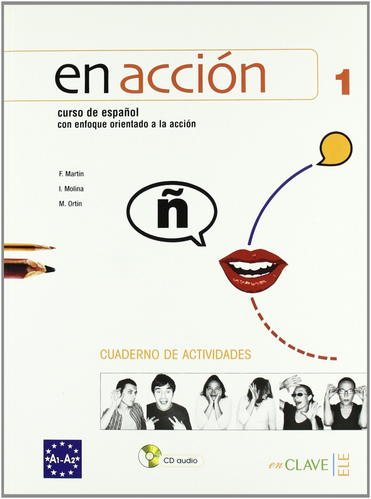 En accion 1 Cuaderno de actividades + audio купить