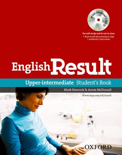 English Result Upper-Intermediate Student's Book with DVD Pack купить