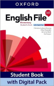 English File Fourth Edition Elementary Student's Book with Digital Pack купить
