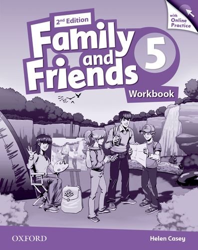 Family and Friends Second Edition 5 Workbook & Online Skills Practice Pack купить