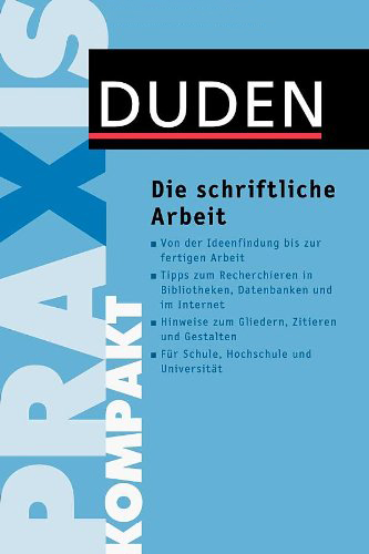 Duden Die schriftliche Arbeit купить