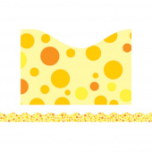 Yellow Polka Dots Scalloped Trimmer купить
