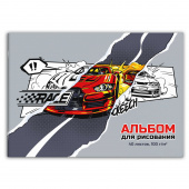 Альбом для рисования ДРАЙВ, формат А4, 40 листов, мягкий переплёт купить