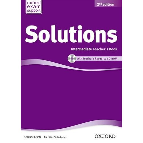 Solutions Second Edition Intermediate Teacher's Book and CD-ROM Pack купить