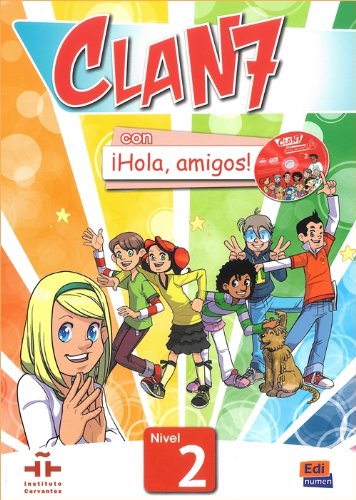 Clan 7 con Hola, amigos! 2 Libro + eBook + Extensión digital купить