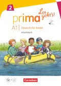 Prima - Los geht's! - 2 Arbeitsbuch mit Audio online und Stickerbogen купить