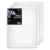 Набор холстов БАБОЧКИ (3 шт., 30х40 см, на картоне, цвет белый) купить