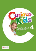 Curious Kids 4 Teacher's Book with Teacher's App купить