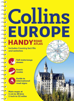 Collins Handy Road Atlas Europe купить