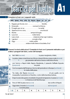 Via dei verbi 1 - A1-B1 купить