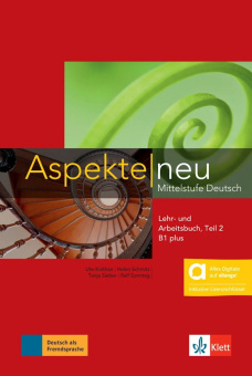 Aspekte neu B1 plus Hybrid Teil 2 Lehr- und Arbeitsbuch купить