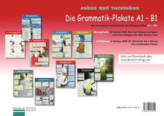 Die Grammatik-Plakate A1 - B1 купить